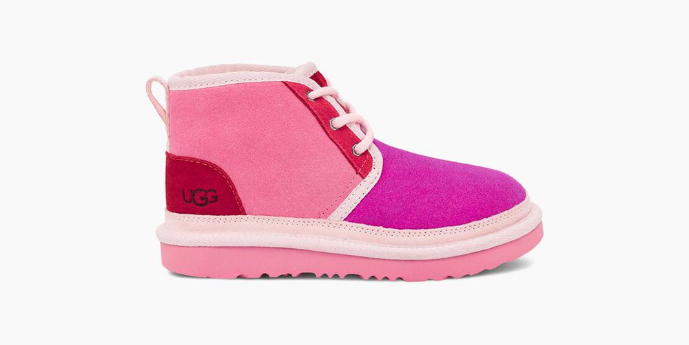 Ugg Classic Boot Big Kids - Ugg Neumel Mashup Pink Rose - 607AXIPFO